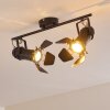 Lichinga Taklampa, Takstrålkastare Svart, 2-ljuskällor