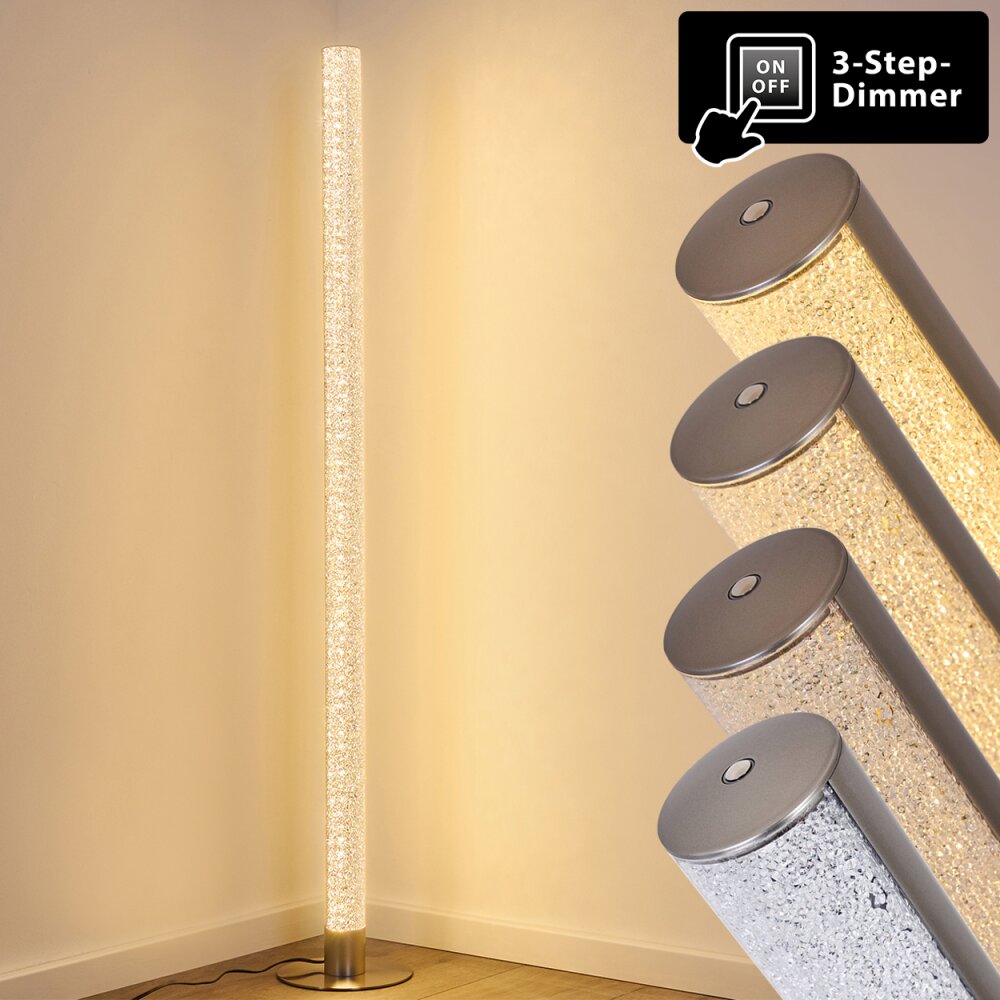 Pipe Golvlampa, Golvlampa LED Nickel matt, 1-ljuskällor main product photo