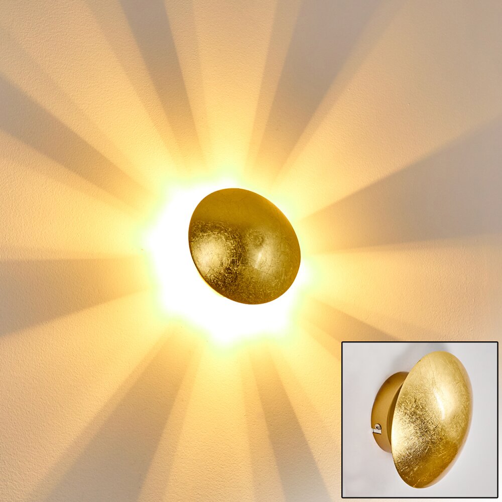 Mezia Vägglampa Guld, 1-ljuskällor main product photo