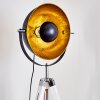 Jupiter Golvlampa Svart-guld, Vit, 1-ljuskällor