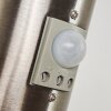 Norburg vägglampa utomhus, Vägglampa Färg i rostfritt stål, 1-ljuskällor, Rörelsedetektor