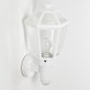 Catigny vägglampa utomhus, Vägglampa Vit, 1-ljuskällor, Rörelsedetektor