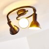 Polmak Taklampa, Takstrålkastare Svart-guld, 3-ljuskällor