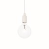 Ideallux EDISON Pendelbelysning Vit, 1-ljuskällor