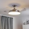 Bendigo Taklampa, Takfläkt med belysning LED Krom, 1-ljuskällor