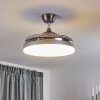 Bendigo Taklampa, Takfläkt med belysning LED Krom, 1-ljuskällor