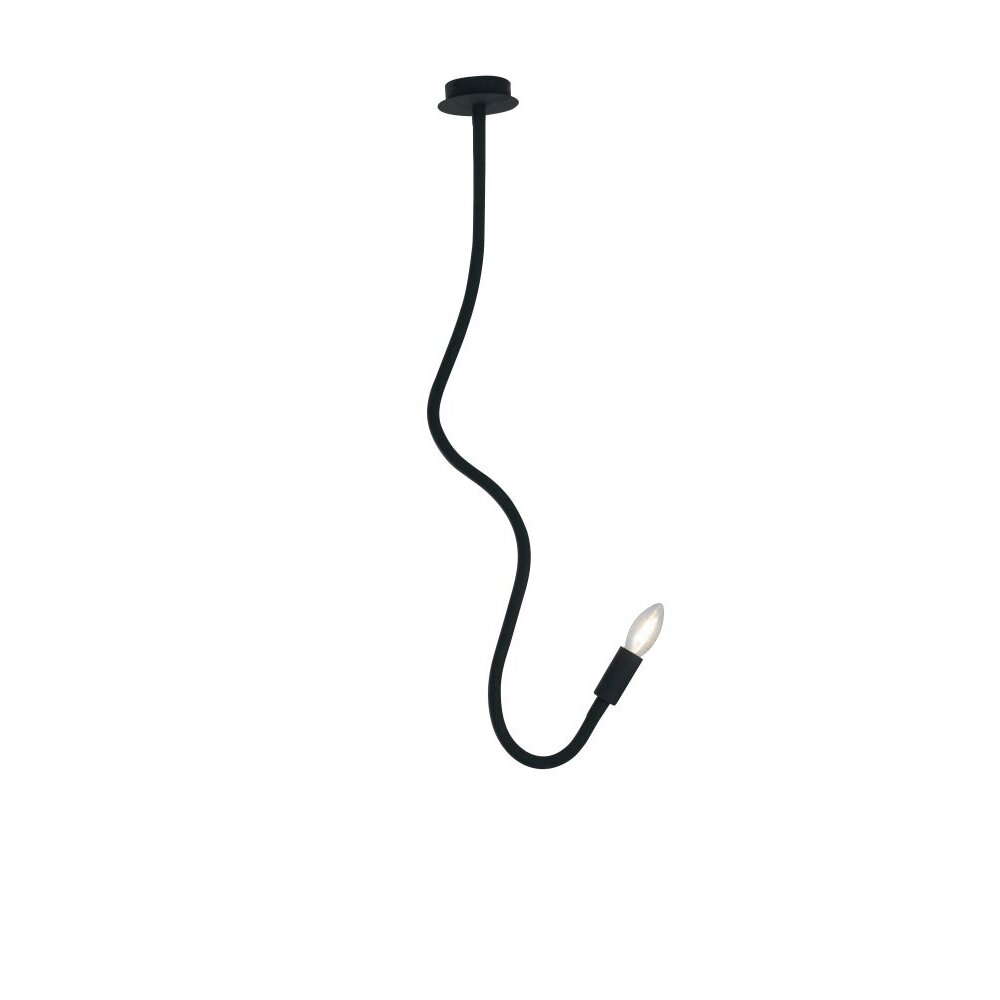 Lutec Lampor LOVER Taklampa Svart, 1-ljuskällor main product photo