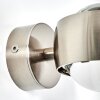 Sapri Up & Down Lampa, Vägglampa, Vägglampa med lins Nickel matt, 1-ljuskällor