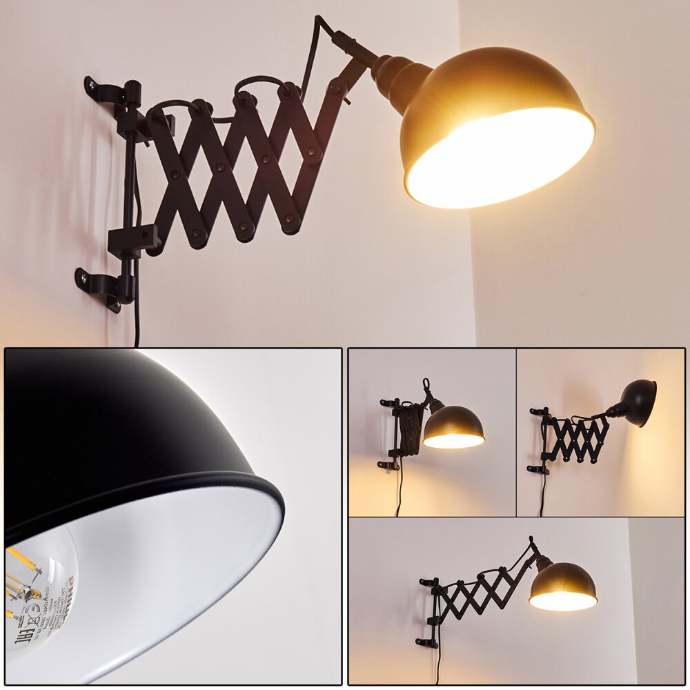 Lasano Vägglampa, Läslampa Svart, 1-ljuskällor main product photo