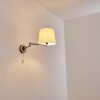 Neuville Vägglampa, Läslampa Nickel matt, 1-ljuskällor