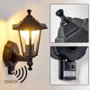 Valtimo vägglampa utomhus, Vägglampa Svart, 1-ljuskällor, Rörelsedetektor