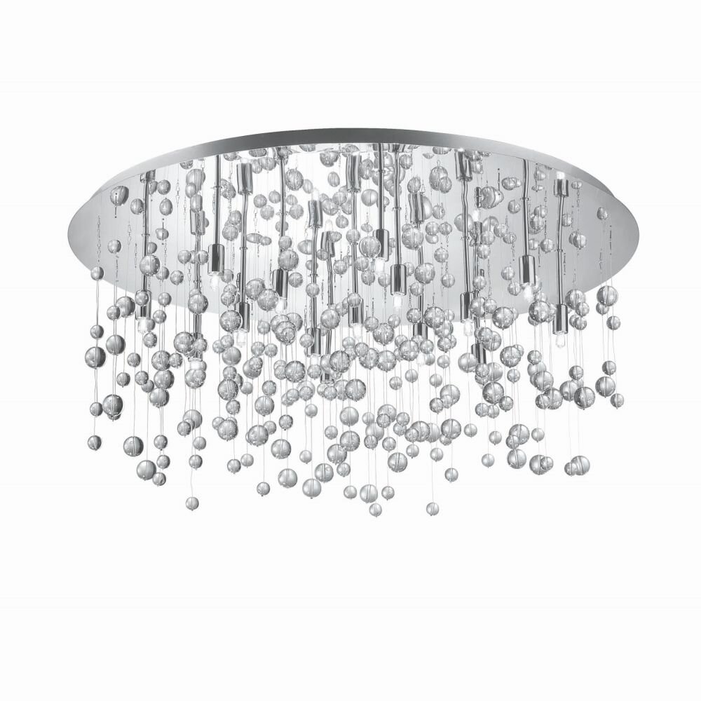 Ideallux NEVE Taklampa Krom, 15-ljuskällor main product photo