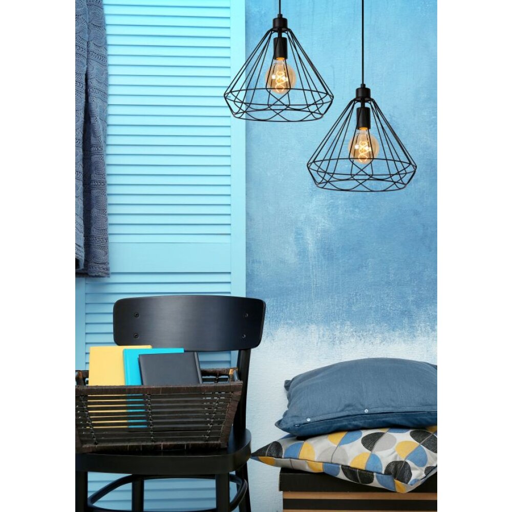 Lucide KYARA Pendelbelysning Svart, 1-ljuskällor main product photo