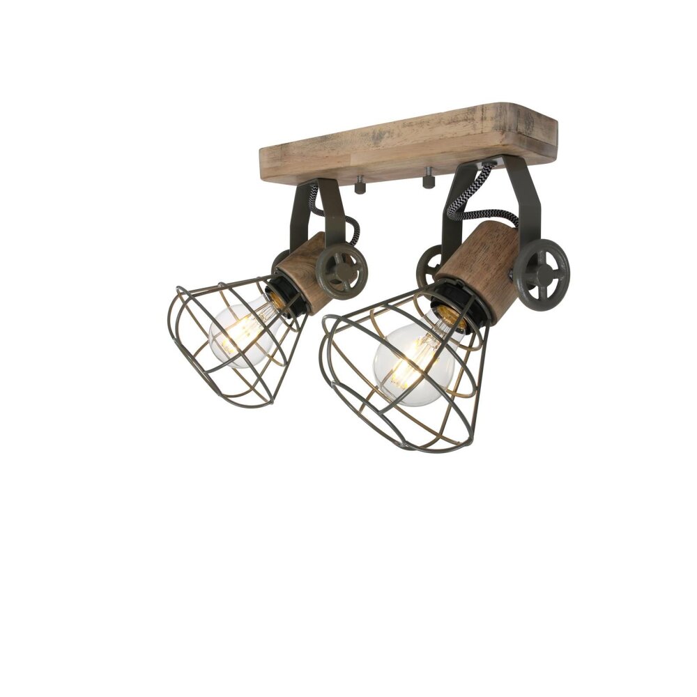 Steinhauer ANNE Taklampa, Takstrålkastare Grön, 2-ljuskällor main product photo