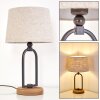 Logumkolster Bordslampa cremefärgad, 1-ljuskällor