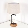Logumkolster Bordslampa cremefärgad, 1-ljuskällor