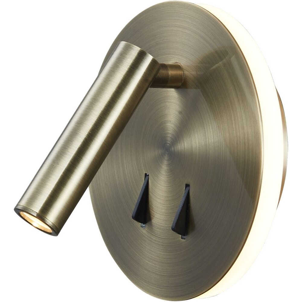 Mantra CAYMAN Vägglampa LED Brun, 1-ljuskällor main product photo