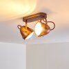 Butikon Taklampa, Takstrålkastare Rostfärger, 2-ljuskällor
