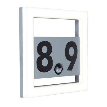 Lutec Lampor ALICE vägglampa utomhus, Vägglampa LED Antracit, 1-ljuskällor