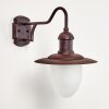 SURNU vägglampa utomhus, Vägglampa Brun, Rostfärger, 1-ljuskällor