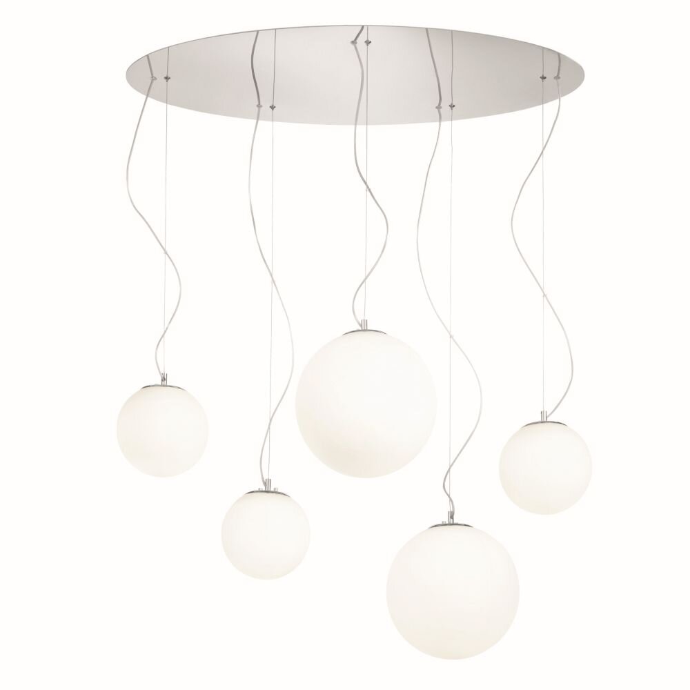 Ideallux MAPA Pendelbelysning Krom, 5-ljuskällor main product photo
