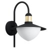 Eglo SIRMIONE vägglampa utomhus, Vägglampa Guld, Svart, 1-ljuskällor
