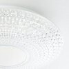 Brilliant Lucian Taklampa LED Vit, 1-ljuskällor, Fjärrkontroll, Färgväxlare