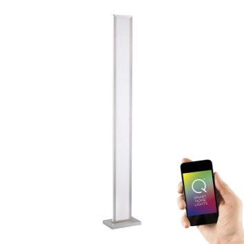 Paul Neuhaus Q-Serie Q-ROSA Golvlampa, Golvlampa LED Färg i rostfritt stål, 1-ljuskällor, Fjärrkontroll