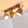 Butikon Taklampa, Takstrålkastare Rostfärger, 3-ljuskällor