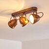 Butikon Taklampa, Takstrålkastare Rostfärger, 3-ljuskällor