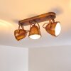 Butikon Taklampa, Takstrålkastare Rostfärger, 3-ljuskällor