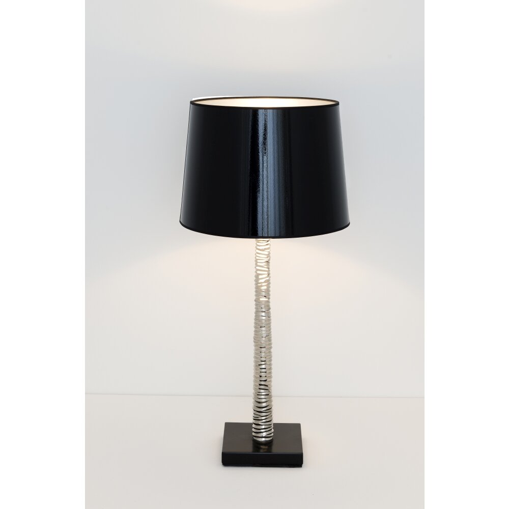Holländer RAPSODIA Bordslampa Svart, Silver, 1-ljuskällor main product photo