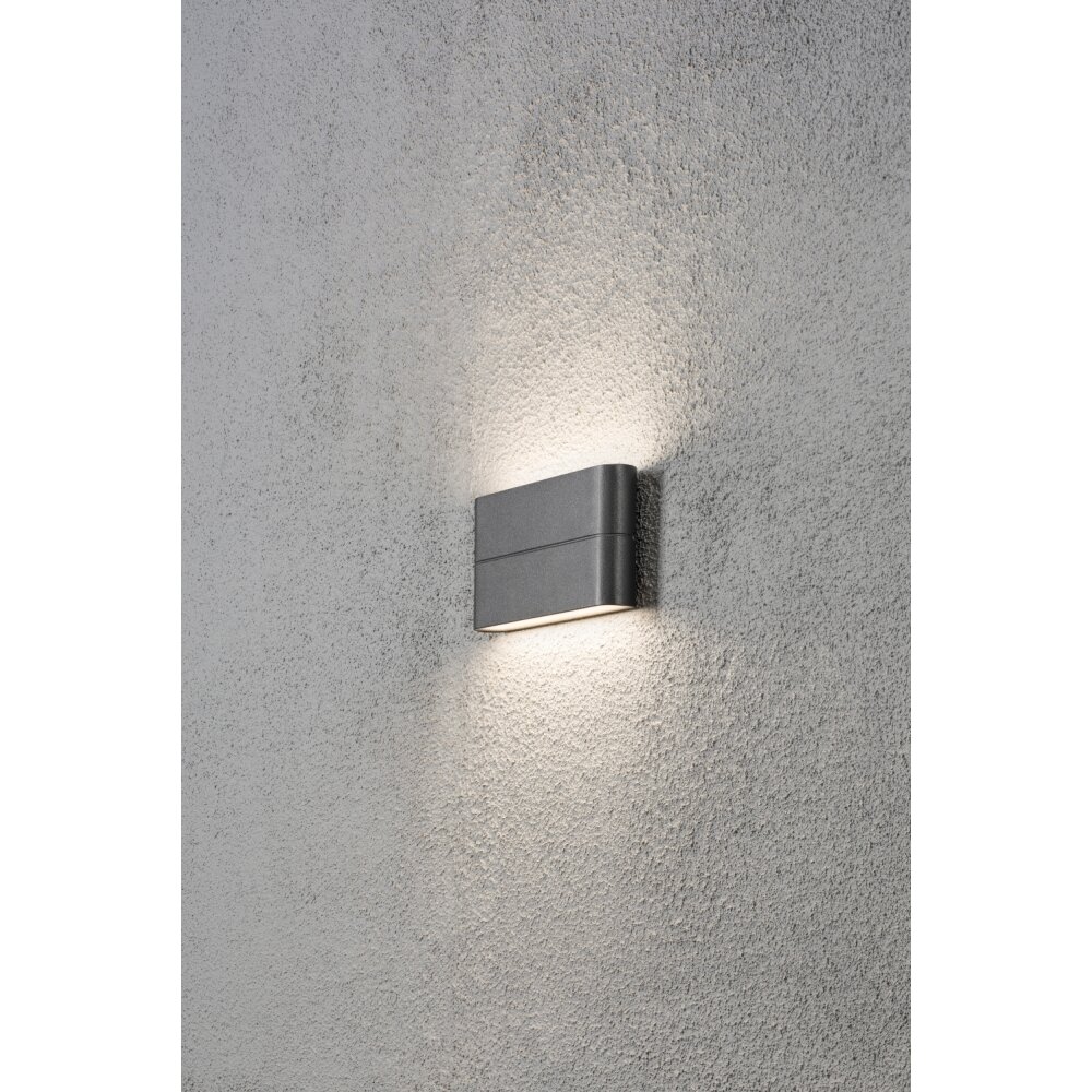 Konstsmide Lampor Chieri Vägglampa LED Antracit, 2-ljuskällor main product photo