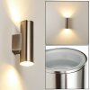 Brachy vägglampa utomhus, Vägglampa LED Färg i rostfritt stål, 2-ljuskällor