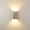 Brachy vägglampa utomhus, Vägglampa LED Färg i rostfritt stål, 2-ljuskällor