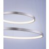 Leuchten Direkt Ls-CIRCLE Pendelbelysning LED Färg i rostfritt stål, 1-ljuskällor, Fjärrkontroll, Färgväxlare