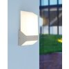 Lutec Lampor FLAT Utomhusbelysning, vägglampa utomhus LED Silver, 1-ljuskällor