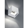 Trio Lampor ADAJA vägglampa utomhus, Vägglampa LED Vit, 2-ljuskällor
