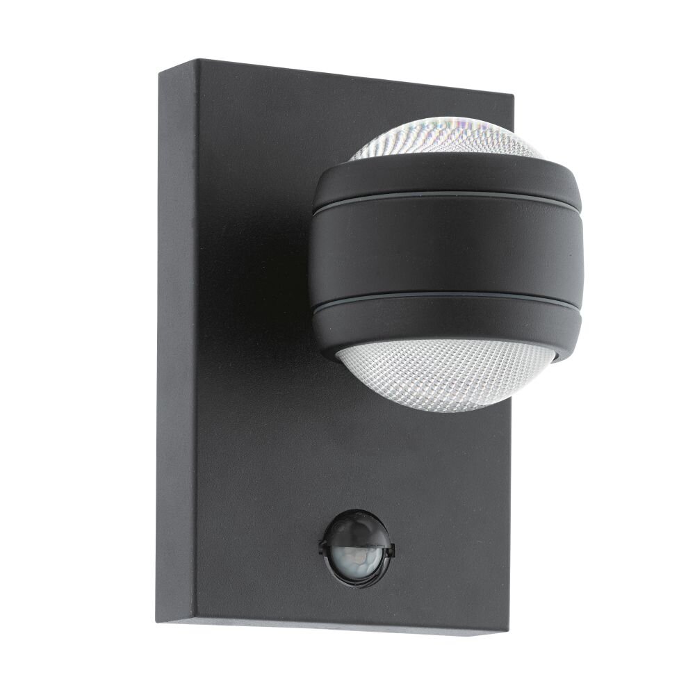Eglo Eglo Vägglampa LED Svart, 2-ljuskällor, Rörelsedetektor main product photo