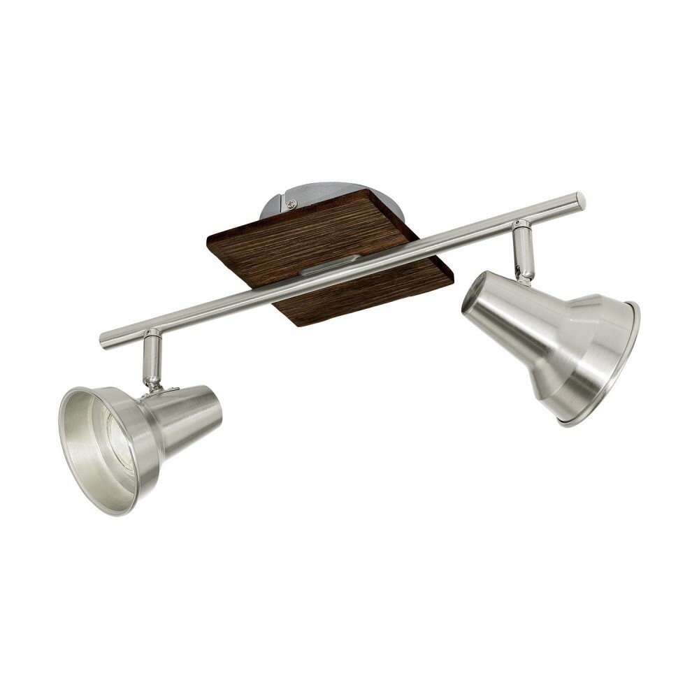 Eglo FILIPINA Taklampa, Takstrålkastare LED Brun, Nickel matt, 2-ljuskällor main product photo