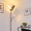 Cazis strålkastare, Golvlampa LED Nickel matt, 3-ljuskällor