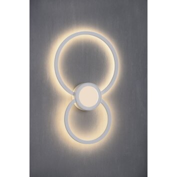 Mantra MURAL Vägglampa LED Vit, 1-ljuskällor