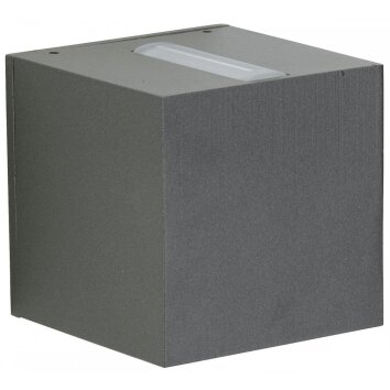 Albert Lampor 370 Utomhusbelysning, vägglampa utomhus LED Antracit, 2-ljuskällor