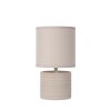 Lucide GREASBY Bordslampa Beige, 1-ljuskällor