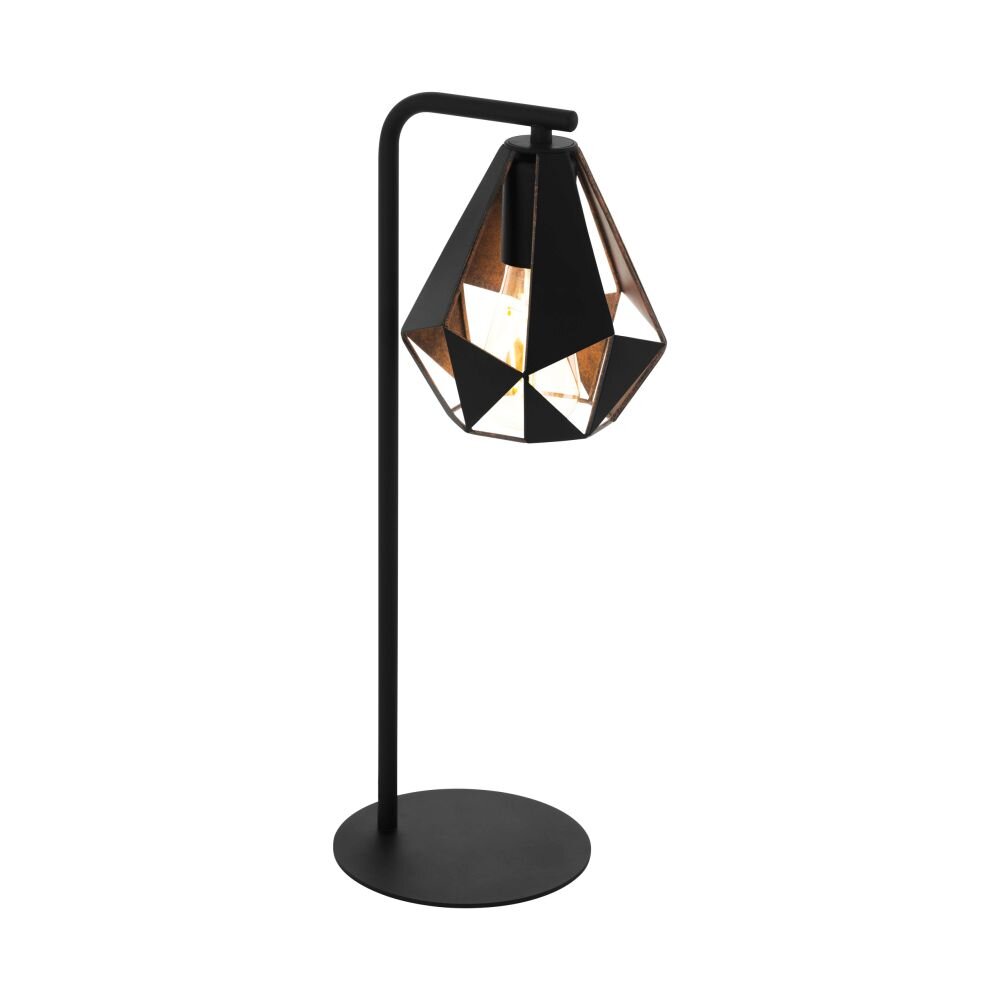 Eglo CARLTON Bordslampa Kopparfärg, Svart, 1-ljuskällor main product photo