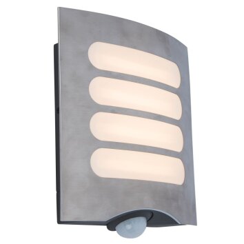 Lutec Lampor FARELL vägglampa utomhus, Vägglampa LED Antracit, 1-ljuskällor, Rörelsedetektor