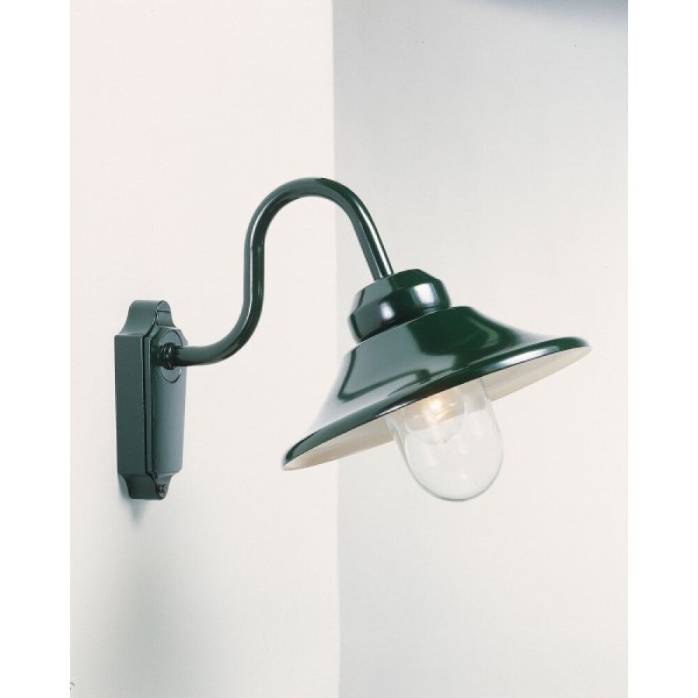 Konstsmide Lampor Vega Vägglampa Grön, 1-ljuskällor main product photo