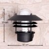 Nordlux BLOKHUS vägglampa utomhus, Vägglampa Svart, 1-ljuskällor