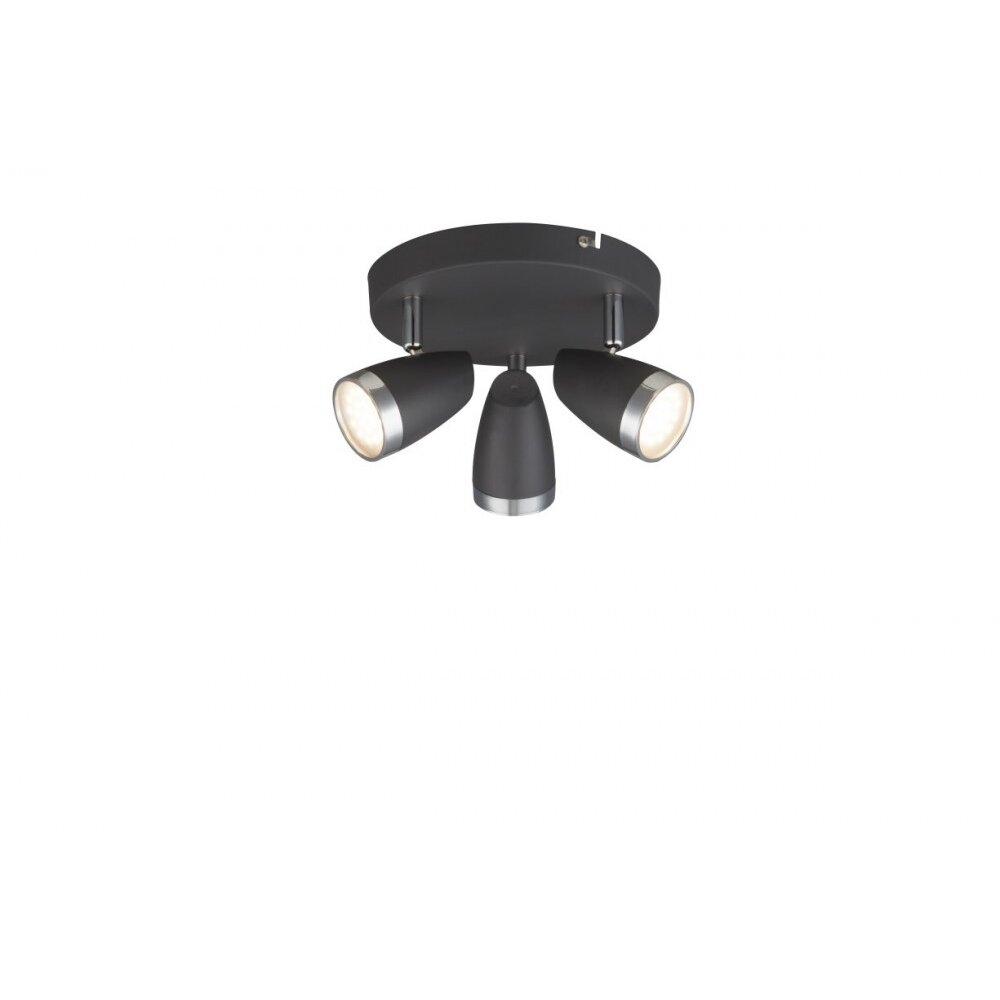 Globo NERO Taklampa, Takstrålkastare LED Antracit, 3-ljuskällor main product photo