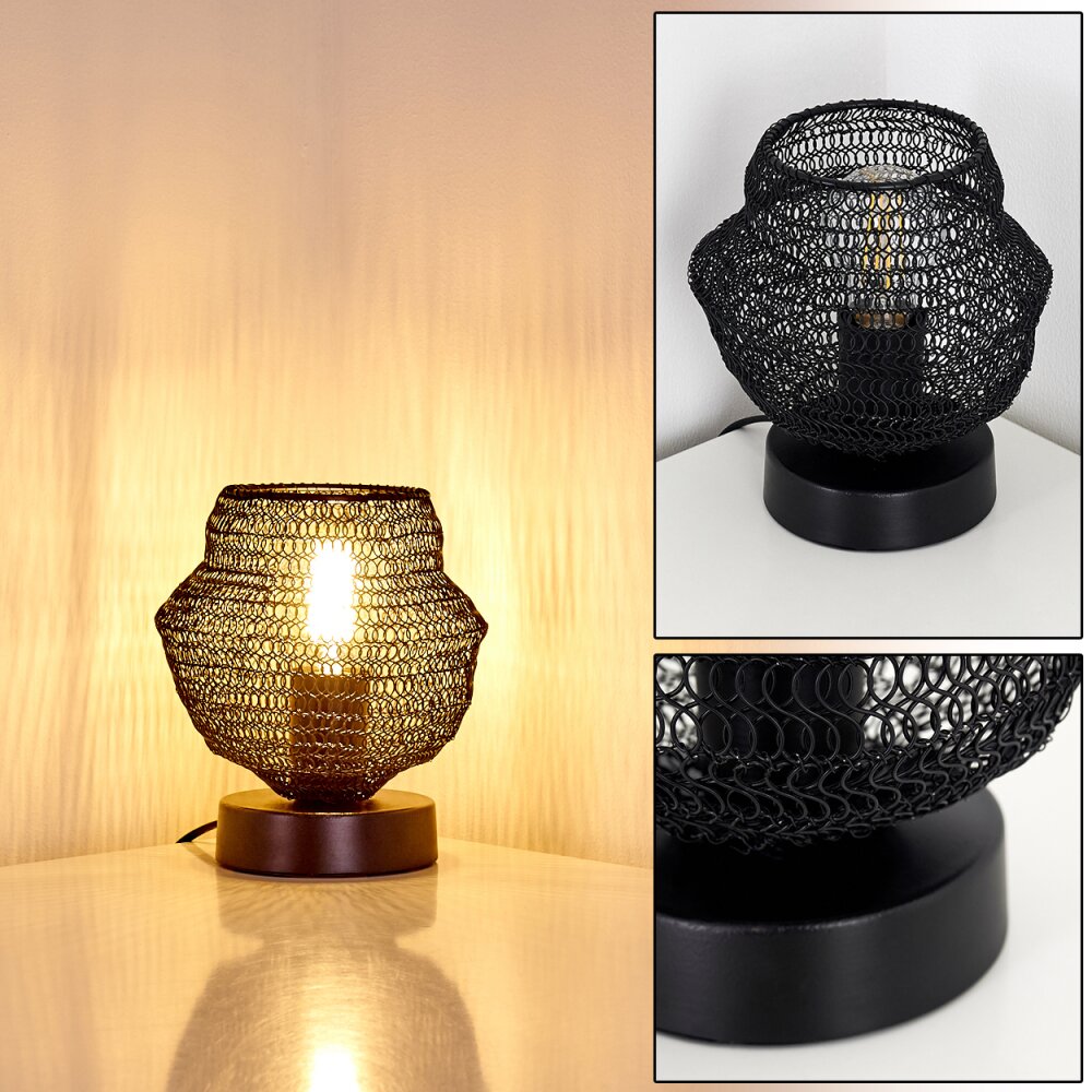Verpuppt Bordslampa Svart, 1-ljuskällor main product photo